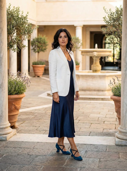 Zaffiro Cross – Blue Heel with a Comfortable Fit