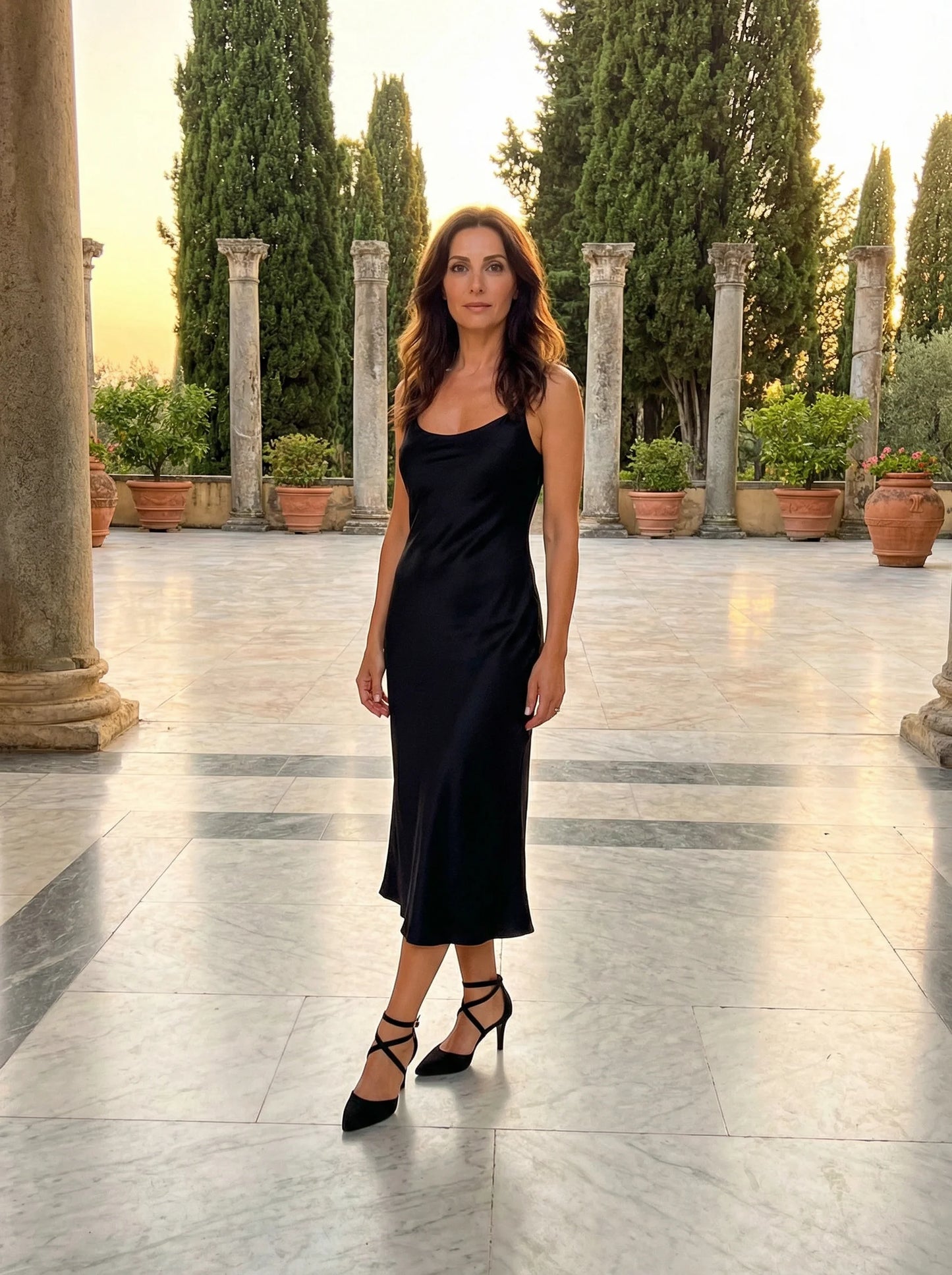 Donna Classica – Heeled Sandal with Adjustable Ankle Strap